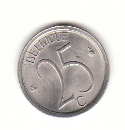  25 Centimes 1974 Belgique (H190)   