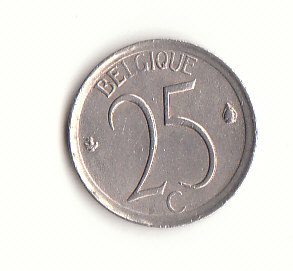  25 Centimes 1964 Belgique (H193)   