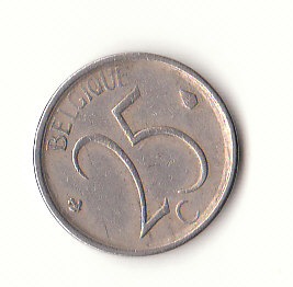  25 Centimes 1969 Belgique (H197)   