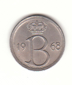  25 Centimes 1968 Belgie (G251)   