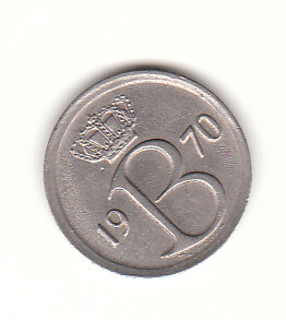 25 Centimes 1970 Belgie (F467)