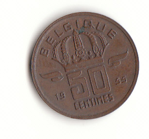 20 Centimes Belgien ( Belgique ) 1955 (G059)