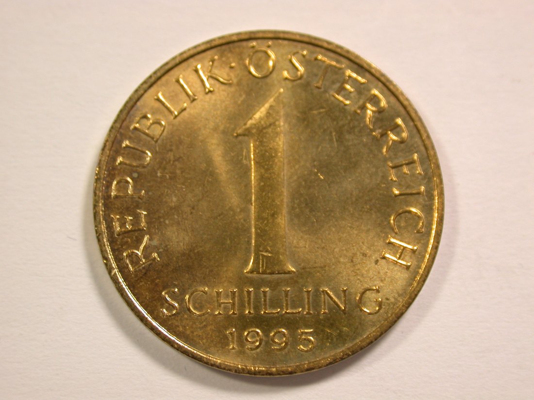14304 Österreich 1 Schilling 1995 in ST Orginalbilder