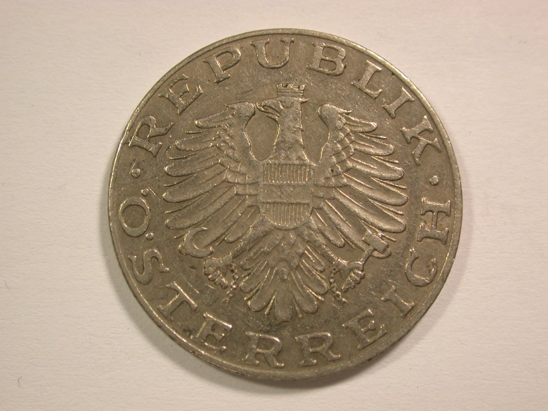  14304  Österreich 10 Schilling 1974 in ss-vz  Orginalbilder   