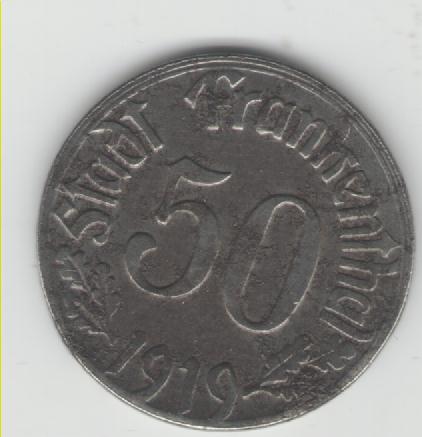  50 Pfennig Frankenthal 1919(k313)   