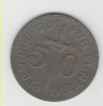  50 Pfennig Solingen 1917(k319)   