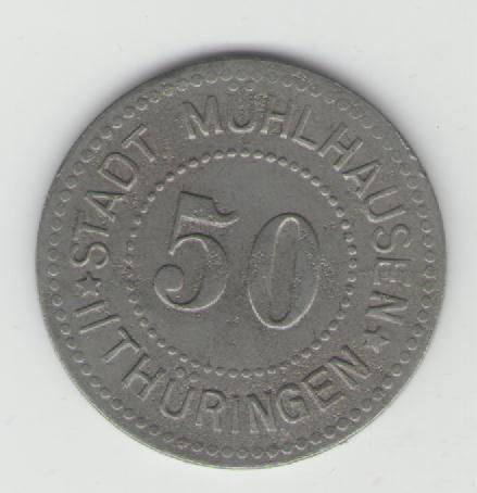  50 Pfennig Mühlhausen 1917(k320)   