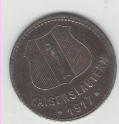  50 Pfennig Kaiserslautern 1917(k321)   