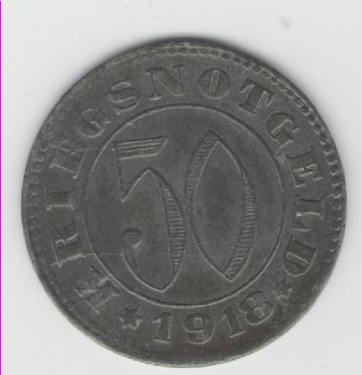  50 Pfennig Reutlingen 1918(k325)   