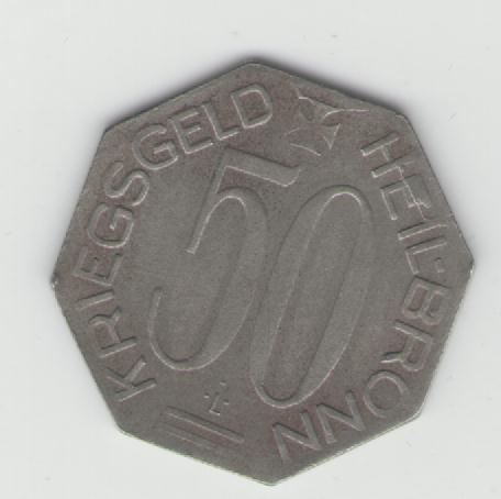 50 Pfennig Heilbronn 1918(k318)