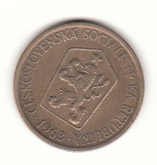  1 Krone  Tschechoslowakei 1963 (F567)   