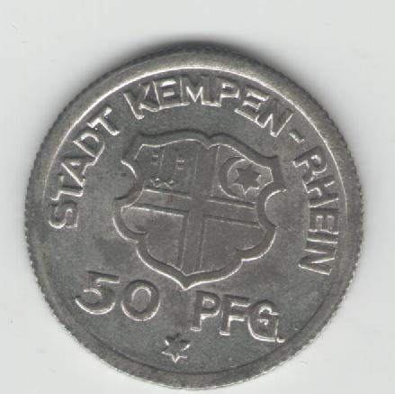  50 Pfennig Kempen 1921(k344)   