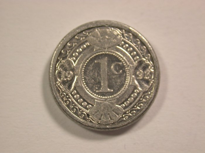 14306 Niederl. Antillen 1 Cent 1993 in unc Orginalbilder !!