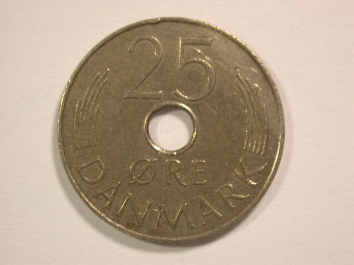  14306 Dänemark 25 Öre 1981 in ss Orginalbilder !!   