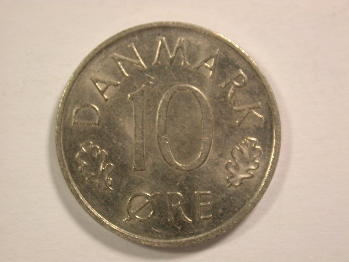  14306 Dänemark 10 Öre 1980 in vz-st Orginalbilder !!   