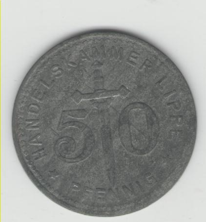  50 Pfennig Lippe 1917(k358)   