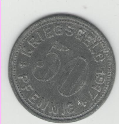 50 Pfennig Mettmann 1917(k363)