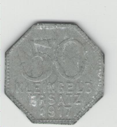  50 Pfennig Tübingen 1917(k364)   