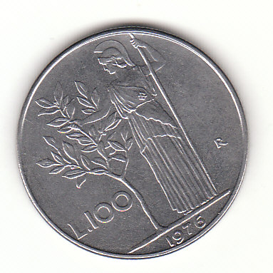  100 Lire Italien 1976(H223)   