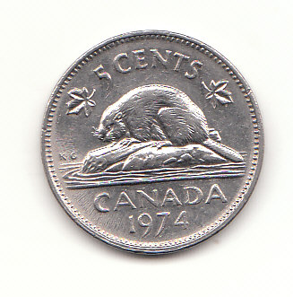  5 Cent Canada 1974 (H241)   