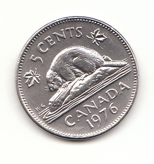  5 Cent Canada 1976 (H164)   