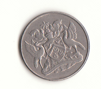  Trinidad und Tobago 25 Cent 1972( H355)   