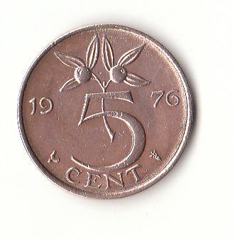  5 cent Niederlanden 1976 (H357)   