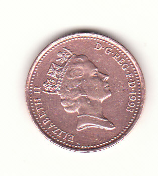  Großbritannien 1 Penny 1993(H398)   