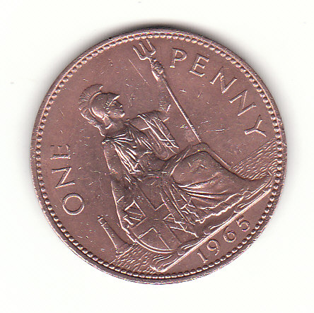  Großbritannien 1 Penny 1965 (H400)   