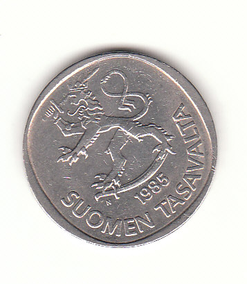  1 Markka Finnland 1985 (H436)   