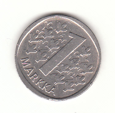  1 Markka Finnland 1985 (H436)   