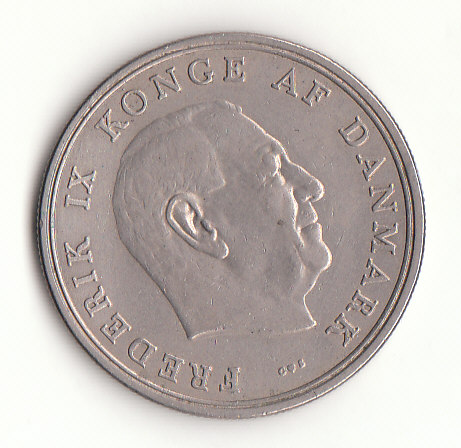  5 Kroner Dänemark 1960 (H444)   