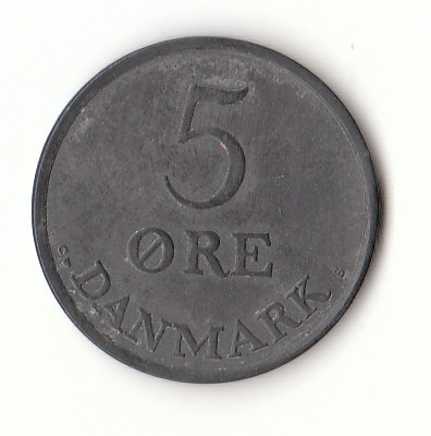  5 Öre Dänemark 1958 (H471)   