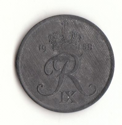  5 Öre Dänemark 1958 (H471)   