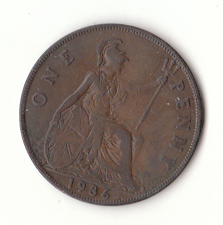  Großbritannien 1 Penny 1936 (H477)   