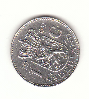  1 Gulden Niederlande 1969 (H481)   