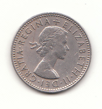  1 Shilling  Großbritannien 1954 (H483)   