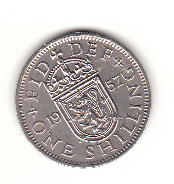 1 Shilling Großbritannien 1957 (H492)