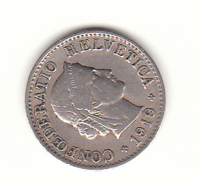 5 Rappen Schweiz 1919 (H506)