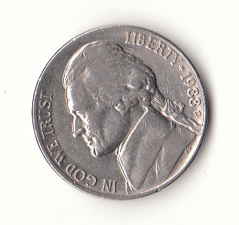  USA 5 Cent 1988 D (H510)   