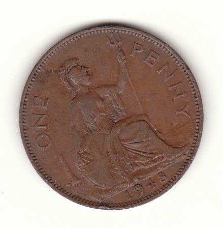  Großbritannien 1 Penny 1948 (H523)   