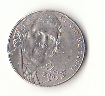  5 Cent USA 2007 P (H537)   