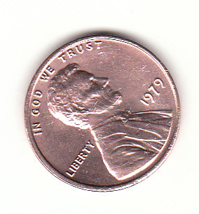  1 Cent USA 1979 ohne Münzzeichen  (H562)   