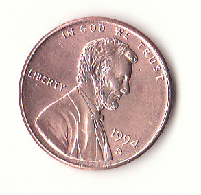 1 Cent USA 1994 Münzzeichen D (H565)