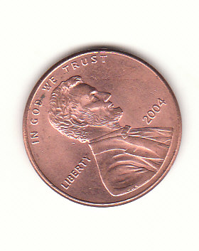  1 Cent USA 2004 ohne Münzzeichen    (H576)   