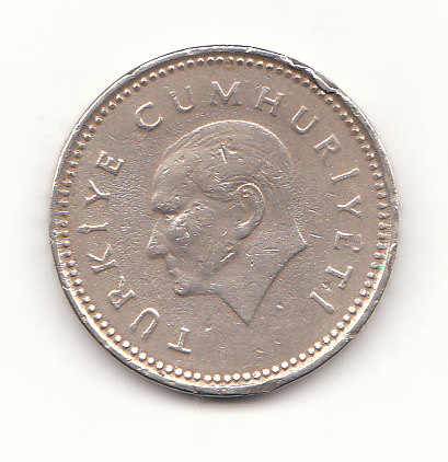  2500 Lira Türkei 1991 (H588)   