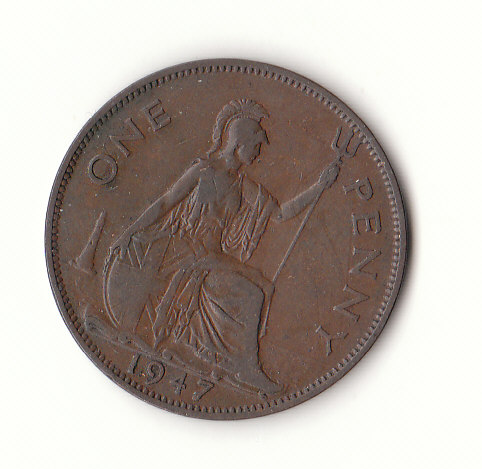  Großbritannien 1 Penny 1947 (H590)   