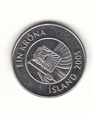 1 Krona Island 2005 (H593)