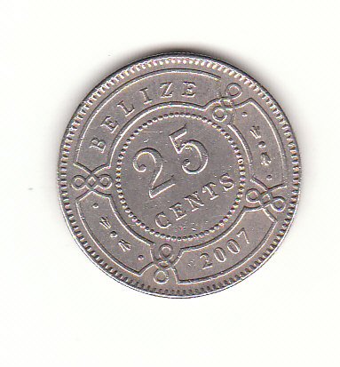 25 Cent Belize 2007 (G152)