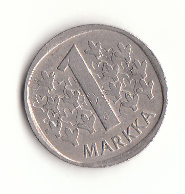  1 Markka Finnland 1989 (H601)   